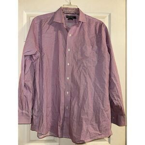 Lauren Ralph Lauren Black Label Dress‎ Shirt Slim Fit Stretch 17 34/35